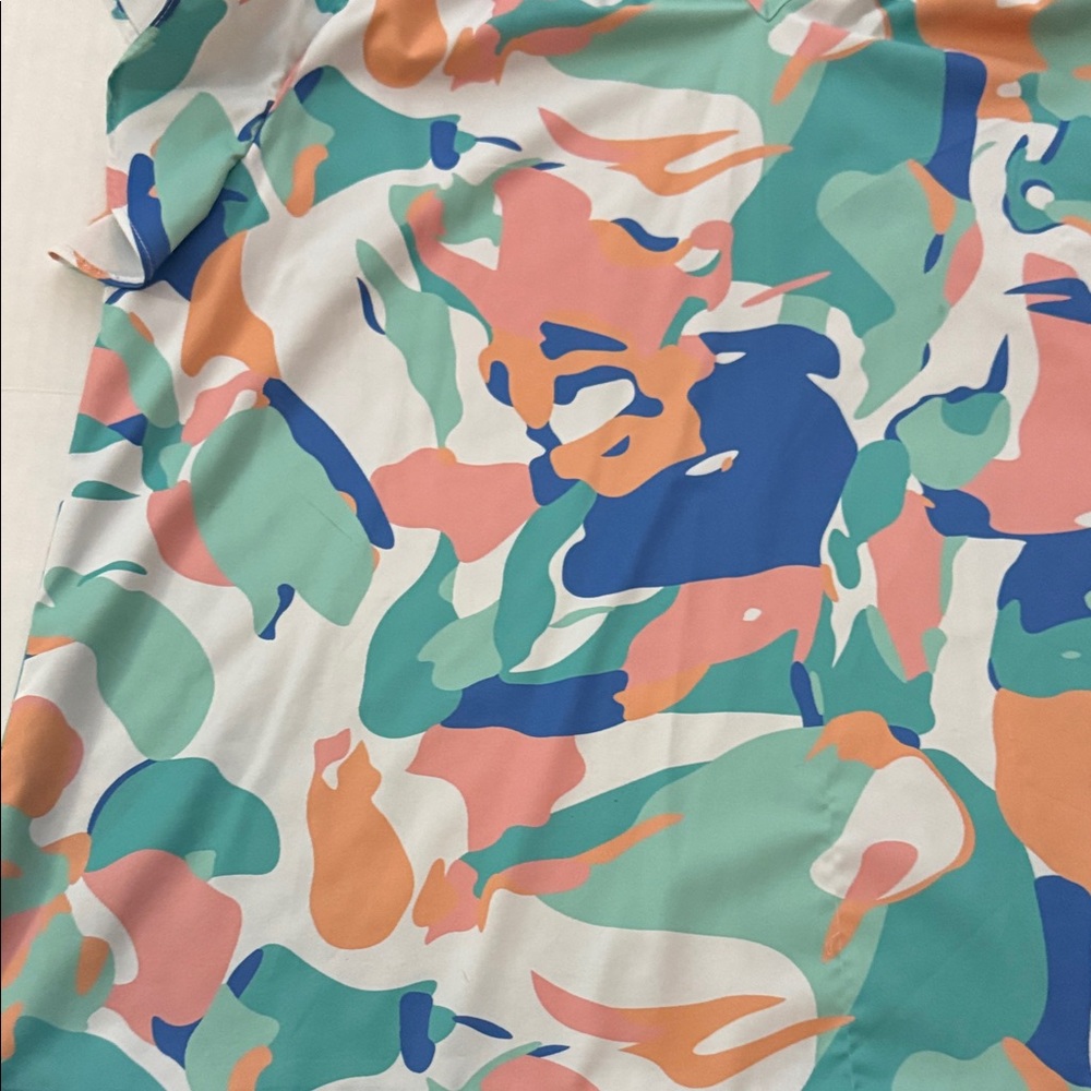 Colorful Abstract Women's Top XL - Picture 6 of 11